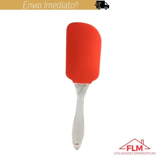 Espátula Pão Duro Silicone Cabo Acrílico 23cm Espátula para bolo