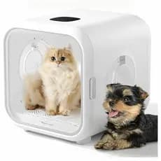 MÁQUINA DE SECAR PETS - DRYBO PLUS - SUPER SILENCIOSA, CONTROLE TEMPERATURA, SECAGEM 360º PARA CÃES E GATOS - HOMERUNPET