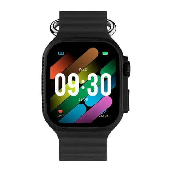 Smartwatch Zwear Zl65 Bt 5.1 Tela 1.95 pol. Preto/Preto