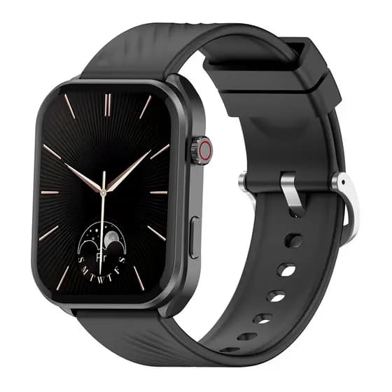 Relógio Smartwatch Zwear Vibe BT 5.3 Tela 1.91 pol Preto