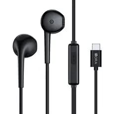 Fone Ouvido Com Fio 1Hora Aut124 Cabo 1.2M Tipo C Preto
