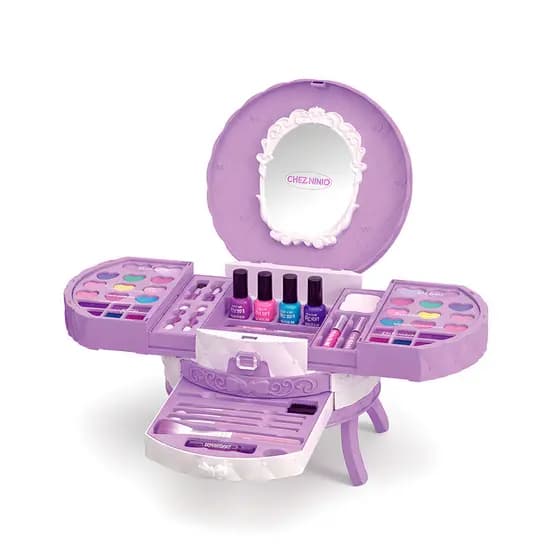 Chezninio Kit Maquiagem Infantil Meninas Lavável Brinquedo