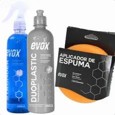 Renovador Interno e Externo de Plasticos Duoplastic Kit Stronder c/ Aplicador de Espuma Evox