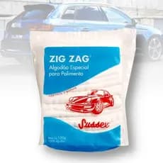 Algodão Para Polimento Automotivo Zig Zag 100g