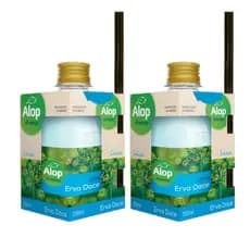 2 Difusor de ambiente Cheirinho 250ml Alop Erva Doce