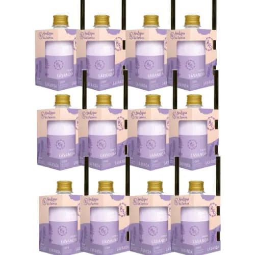 CAIXA com 12 Aromatizadores de Ambiente - LAVANDA BE