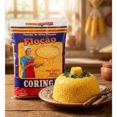 Flocão de Milho Coringa 500g Original – Ideal para Cuscuz, Farofa e Receitas Nordestinas