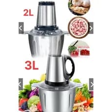 2L ou 3L Picador De Alimentos Moedor De Carne Mixer Elétrica Processador Cozinha 110v- 220v-NO BRASIL