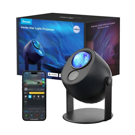 Govee Mini Projetor Luz Estelar Aurora Wi-Fi Bluetooth