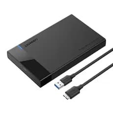 Case Gaveta Ugreen Usb 3.0 para  Hd Externo 2.5 pol. Preto