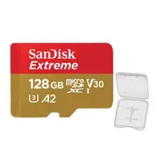 Cartão Memória Micro Sd Sandisk 128gb  Extreme 190Mbs +Case