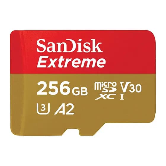 Cartão de Memória Micro Sd Sandisk 256gb MicroSd Extreme 190Mbs