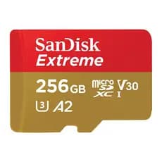 Cartão de Memória Micro Sd Sandisk 256gb MicroSd Extreme 190Mbs