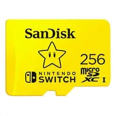 Cartão de Memória MicroSDXC SanDisk 256GB Nintendo Switch