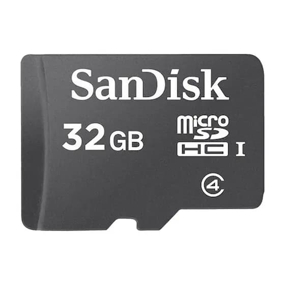 Cartão de Memória Sandisk 32gb Micro Sd Classe C4 Preto