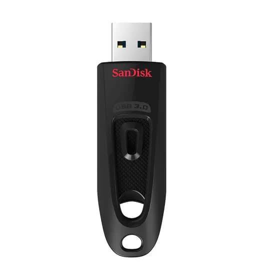 Pen Drive Sandisk 256gb Ultra Usb 3.0 130Mbs Preto