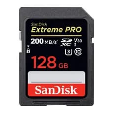 Cartão de Memória Sdxc Sandisk 128gb Extreme Pro V30 200Mbs