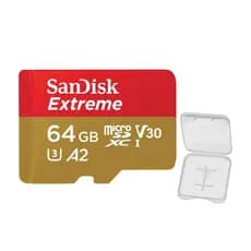 Cartão Memória Micro Sd Sandisk 64gb  Extreme 170Mbs +Case