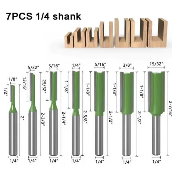 Fresa Reta 12 mm Haste 6mm Corte Duplo para Madeira - Tupia ou Cnc - Envio Imediato