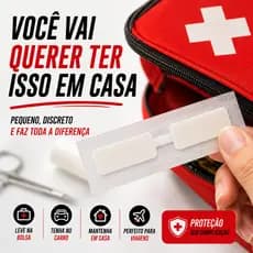Curativo Ponto Falso Fecha Feridas Sem Pontos Aplicação Rápida