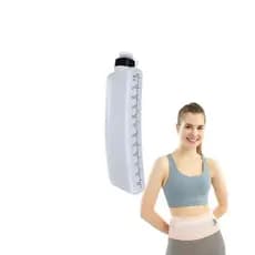 Garrafa de Água Curvada 300ml Portátil Pacote de Cintura para Corrida ao Ar Livre e Montanhismo