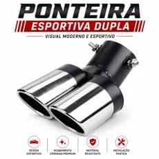 Tubo traseiro Universal para carro, tubo de escape para garganta traseira, silenciador  de aço inoxidável