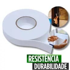 Fitas Adesivas Dupla Face Com Fixação Segura 4mx1.7cmx1.5mm Multiuso Durabilidade Resistência