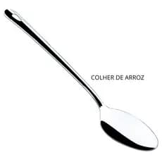 Colher para servir Arroz de Aço Inoxídavel pequena 25,4cm