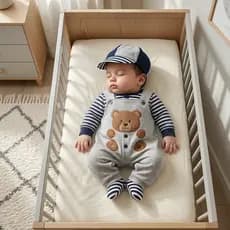 Roupa de Bebê Para Menino Conjunto Jardineira Body Manga Longa Ravi Kit 3 Peças