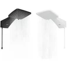 Ducha Eletrônica Zagonel Quadratta 127V/220V 5500W/7700W Preta ou Branca Chuveiro Elétrico