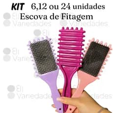 Kit 6,12  Escovas De Ondulação - Com Cerdas - Para Cabelos Cacheados - Unissex - Cacheado - Cabelo - Ondulado