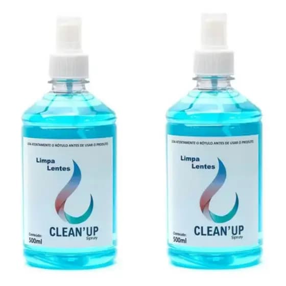 Kit 2 Spray Para Limpeza De Óculos Lentes Tela Tv Celular Notebook 500 ML