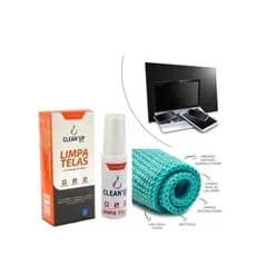 KIT LIMPA TELAS CELULAR COMPUTADOR CAMERA RELOGIO TIRA MARCA