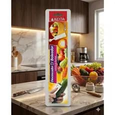 Descascador E Boleador Keita Aço Inox Multifuncional Para Frutas E Legumes - 1 und