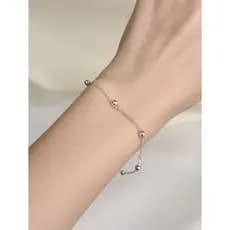 Pulseira de Prata 925, clássica de bolinha