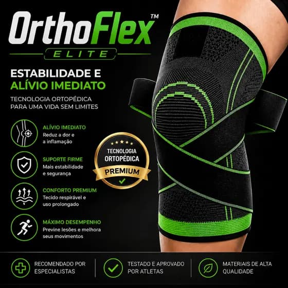 1 UNIDADE Joelheira Ortopédica  | Alívio Imediato da Dor no Joelho com Suporte e Alta Compressão