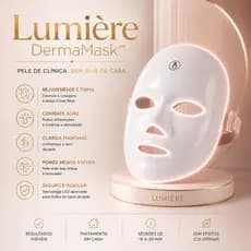 Máscara LED Facial 7 Cores Profissional – Rejuvenescimento e Tratamento Anti Acne em Casa
