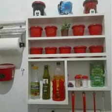 Prateleira Porta Tempero Condimentos Utensílios Para Cozinha Enviamos Montado Organizador De Cozinha