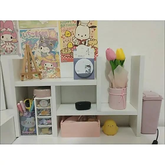 Nicho De Mesa Ajustável Organizador Home office