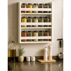 Prateleira Multiuso de Chão e Parede  – Cozinha ou Infantil | 60Ax50Lx10P – Madeira MDF Premium