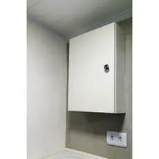 Nicho Com Porta Armário Aéreo Em Mdf Com Prateleira Organizador
