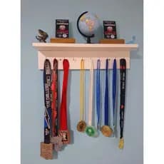 Porta Medalhas Com Prateleira Para Troféus Nicho Para Medalhas
