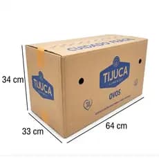 Kit Caixa de Papelão para Mudança Reforçada 64x33x34cm 5,10,15 ou 20 Unidades Grande Kraft Semi Nova