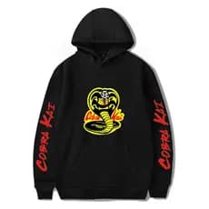 Moletom Canguru Blusao Cobra Kai Karate Serie Luta Unissex