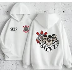 Blusa De Frio Moletom Jaqueta Corinthians Irmaos Metralha