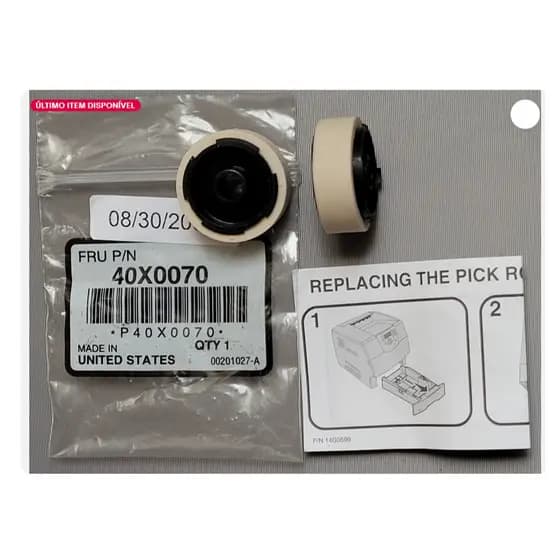 Conjunto de rolos de captação OEM para impressora Lexmar 40X4308 40X0070 99A0070 75P5958 40X1765