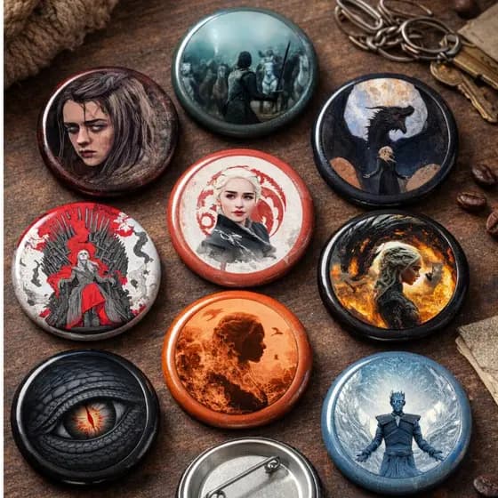 Botton Personalizado Game of Thrones Broches Grandes