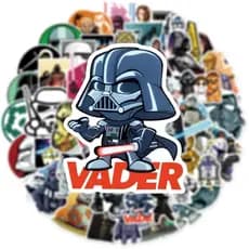 Adesivos Star Wars Personalizados Stickers Vinil Variados imagens criativas personagens frases Kindle Garrafas Notebooks