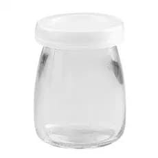 Pote de Vidro com Tampa Transparente 7x5,6cm 100ml Vivian Festas