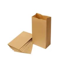 Sacola de Papel Kraft 15cmX25xm 1kg 100Unid. Pluma